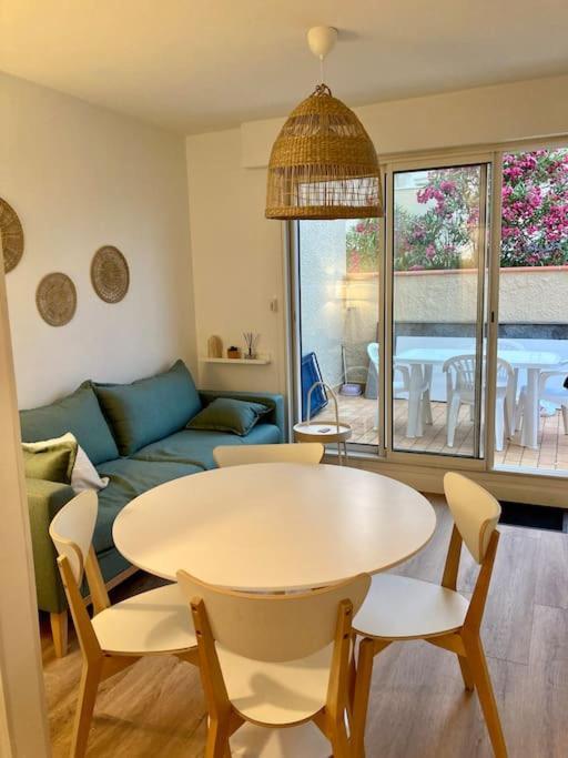 Le Grand Large 3 Pieces En Rez De Jardin, Avec Terrasse Et Acces Direct A La Plage A Pied Le Barcarès Buitenkant foto